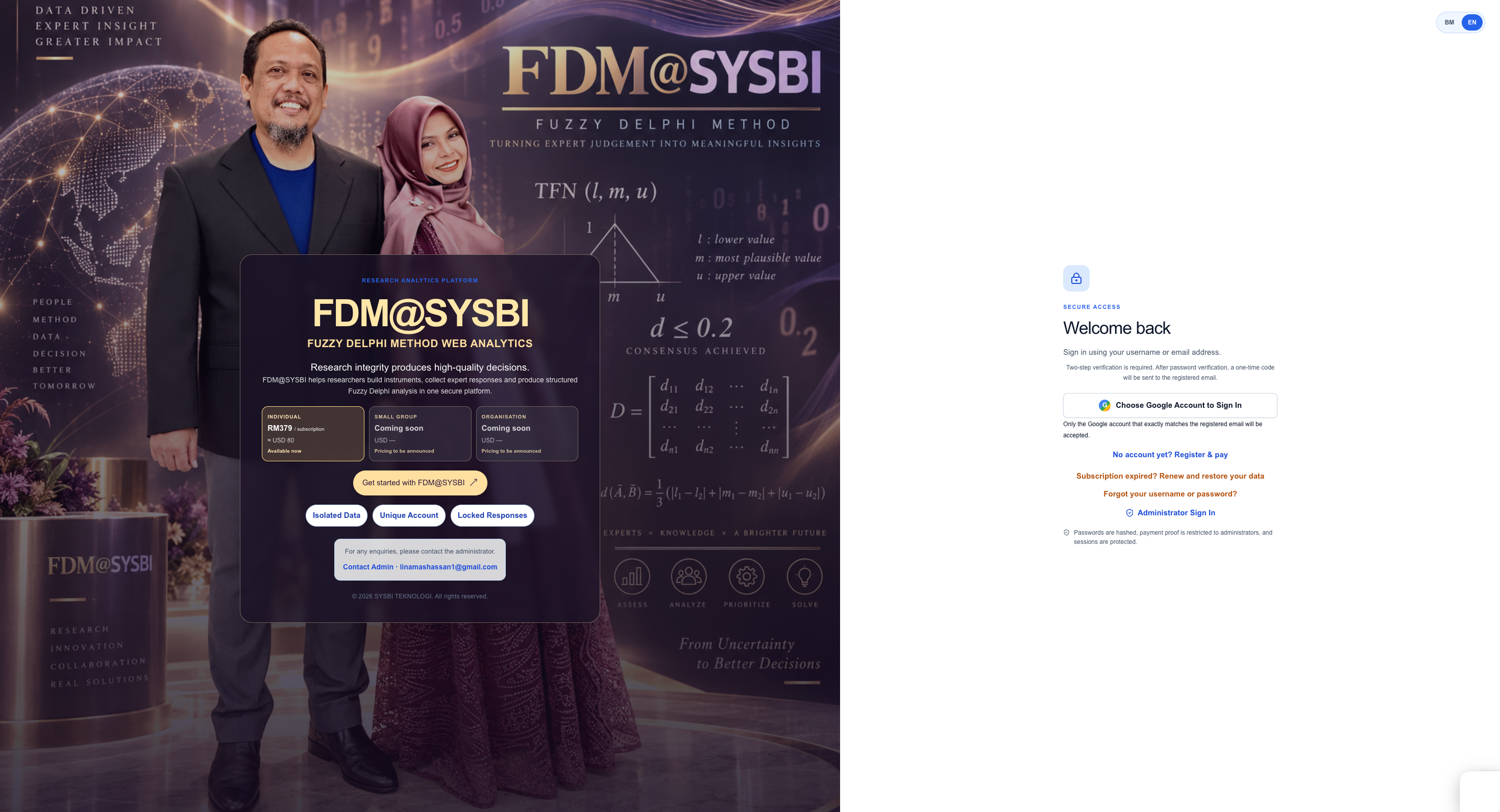 Secure access and subscription entry